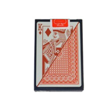 Jeu de cartes multijoueur, boîte de rangement étanche, jeu de cartes en plastique, outil de tours de magie, rouge
