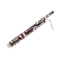 Wooden Basson Ornaments Miniature Musical Instrument Model 17cm Gift Craft