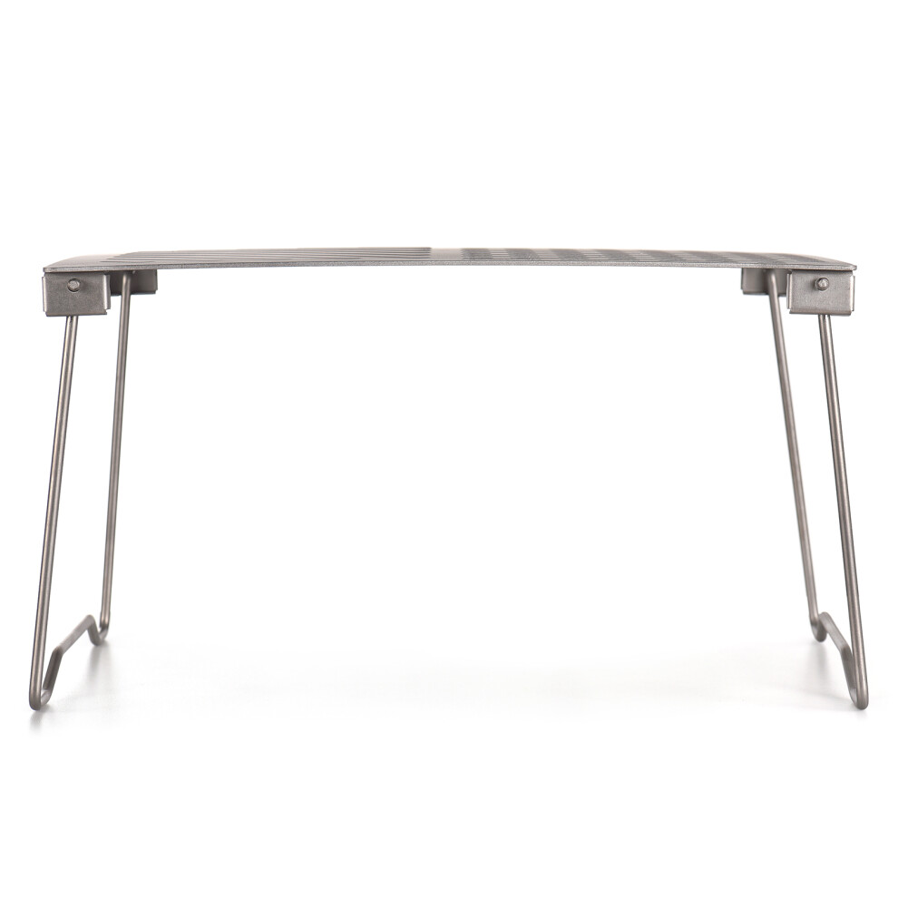 Portable Titanium Camping Table & Grill, 10kg Capacity, 33x24x2cm