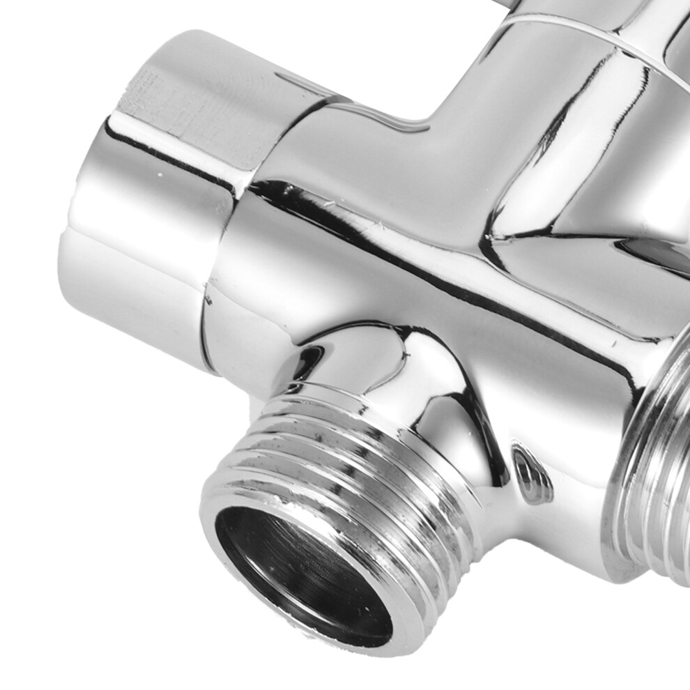 G1/2 Bathroom Shower 3Way Diverter Valve For Handheld & Fixed Spray 6901333737288