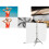 High Density Polyester Cotton Photography Backdrop 2x2m White Foldable Screen 13