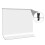 High Density Polyester Cotton Photography Backdrop 2x2m White Foldable Screen 15