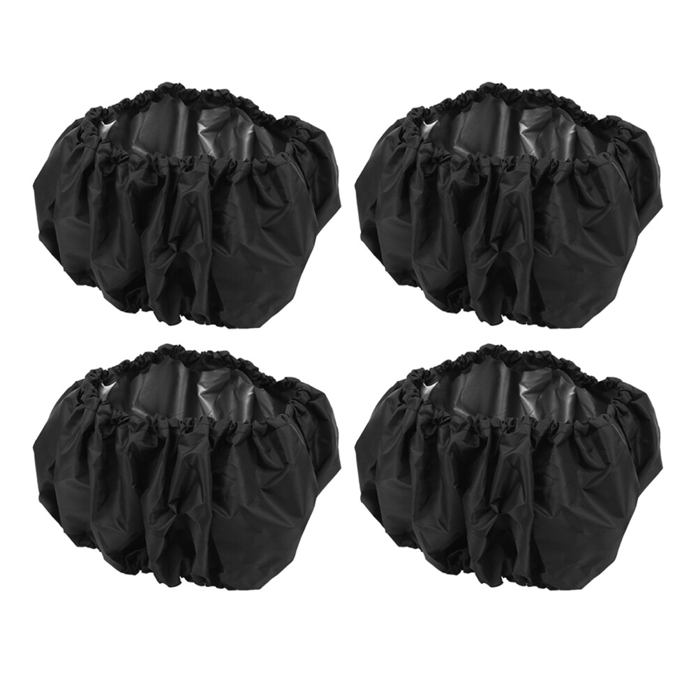 Baby Pram Wheel Dustproof Cover Oxford Fabric L Infant Stroller Accessory Black