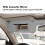 Pare-soleil gris avec miroir en ABS pour E120/E130 2001-2007 7