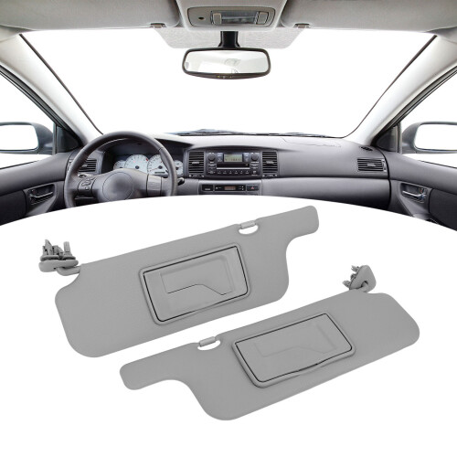 Pare-soleil gris avec miroir en ABS pour E120/E130 2001-2007 2