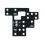 Module d'éclairage GM 2003-2007, noir, 6,5x5,5x0,1cm 1
