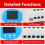 Universal 120A MPPT Solar Controller LCD Dual USB 12V-48V 5