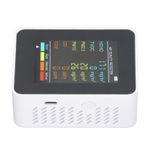 Moniteur portable de la qualité de l'air avec écran LCD blanc 1200 mAh