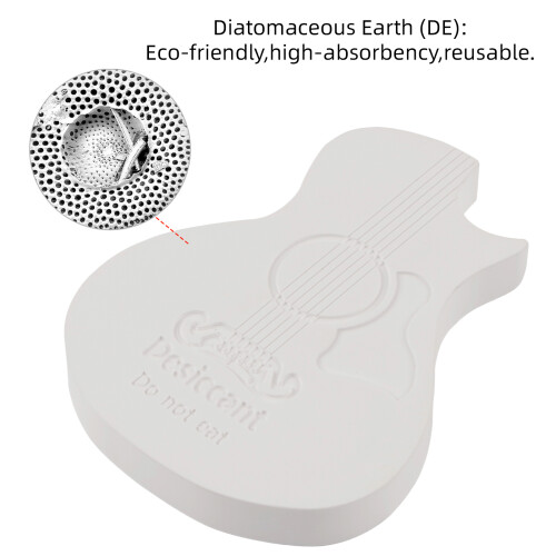 Terre de diatomée+gypse désiccant9.2x7x1cm Blanc 1
