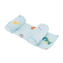 Adjustable Baby Head Support Pillow with Buckwheat Filling, Breathable & Soft
