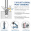 6-teiliges Nano Blau Gewindebohrer-Set 6-32NC 5