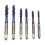 6-teiliges Nano Blau Gewindebohrer-Set 6-32NC 3
