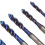 6-teiliges Nano Blau Gewindebohrer-Set 6-32NC 8