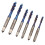6-teiliges Nano Blau Gewindebohrer-Set 6-32NC 15