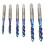 6-teiliges Nano Blau Gewindebohrer-Set 6-32NC 16