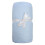 3pcs Cotton Crib Bumper Set, 125x18cm & 66x18cm, Blue 1