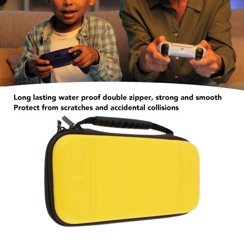 Custodia Switch Lite gialla 10 vani porta carte sottile 2