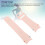 Cinturino in silicone Serie 4-7, Linee rosa ondulate 3