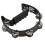Halbmond-Handtrommel ABS-Schale, schwarze Schellen 16