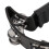Halbmond-Handtrommel ABS-Schale, schwarze Schellen 6