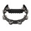 Halbmond-Handtrommel ABS-Schale, schwarze Schellen 7