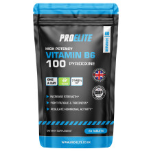 (60 Tablets) Vitamin B6 100mg Vegan Tablets Hormone Balance