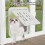 Pet Screen Door Kit White S Breathable, Bite-Resistant, Strong Plastic 4