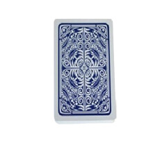 Cartas de póker resistentes al agua para Hold'Em, Black Jack, juego de cartas de plástico, cartas de tablero, azul
