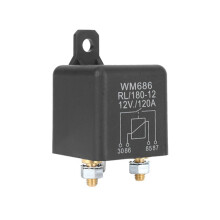 Relé de aislamiento de batería WM686 de 12 V CC, 12 V/120 A, para coche, camión, vehículo con terminal de cableado.
