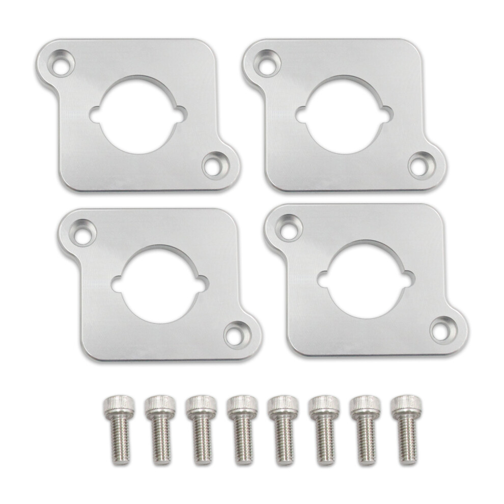 Direct Fit 1.8T To 2.0Tfsi Coilpack Adapter Plates Complete Set Silver 5071333757232