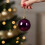 12 Fig Purple Christmas Tree Baubles Shatterproof Decs. 6cm Round 6