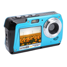 4K Underwater Camera 56MP Dual Screen Waterproof Digital Camera 11FT