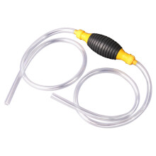 Pompe manuelle de siphon transfert de carburant tuyau jaune de 3 m