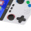 Console de jeux portable 3,5 pouces IPS blanche 32 Go 7