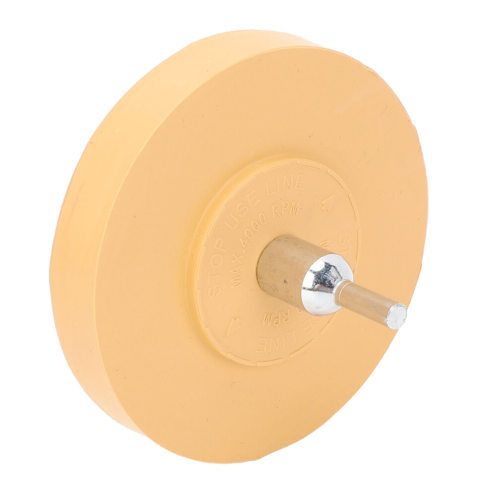 4In Decal Eraser Wheel Rubber For Fast Car Adhesive Removal 4991333761804
