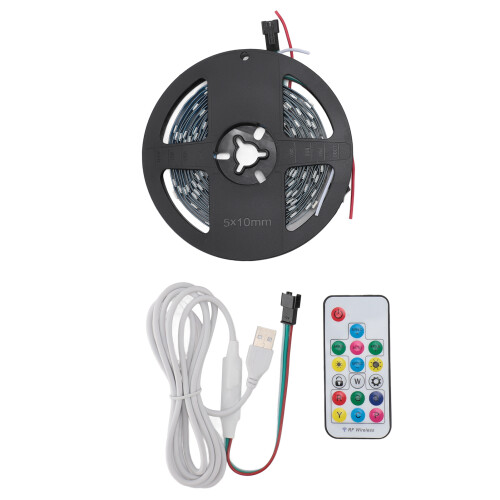 Bandes LED RVB USB 5 V, 3 broches, Télécommande, 50 mAh 1