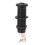 GT208 Nero 6,35 mm End Pin Jack per chitarra filettato 3