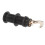 GT208 Nero 6,35 mm End Pin Jack per chitarra filettato 4