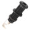 GT208 Nero 6,35 mm End Pin Jack per chitarra filettato 11
