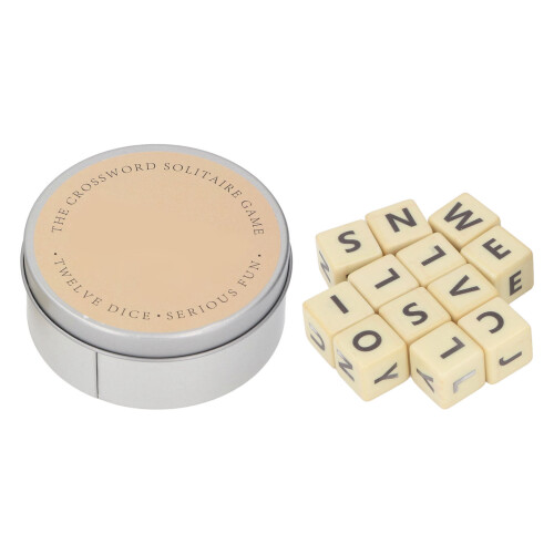 Dado cruciverba da viaggio 12 lettere argento 160,00 g 1