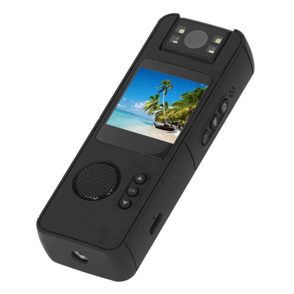 Fhd 1080P Body Camera With 180 Rotating Lens, 1400Mah Battery 7891333765673