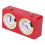 Mechanical Digital Chess Timer, No Battery, Portable Red 15.4x5.5x9cm 15