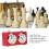 Mechanical Digital Chess Timer, No Battery, Portable Red 15.4x5.5x9cm 5