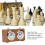 Minuteur d'échecs international beige 15,4x5,5x9 cm 4