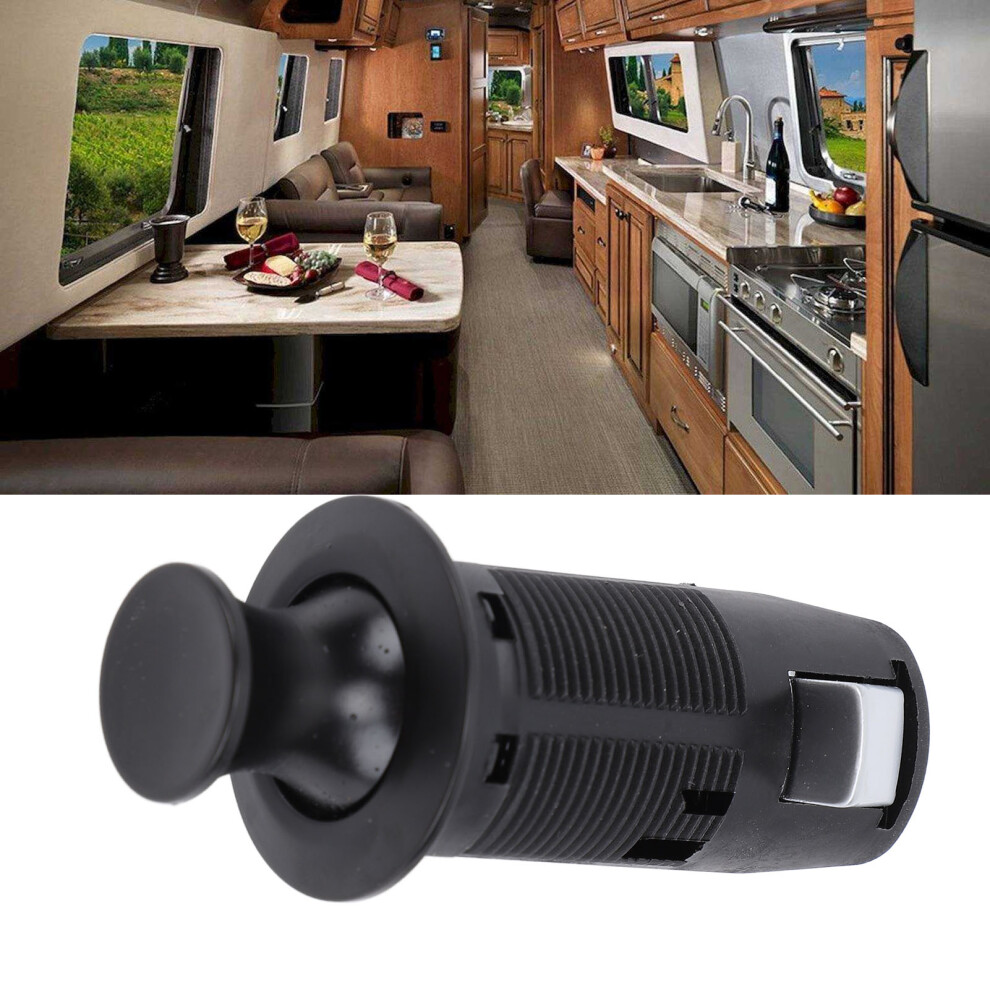 Stylish Black Push Button Lock For Rv Campervan Yacht Motorhome Caravan 4251333766682