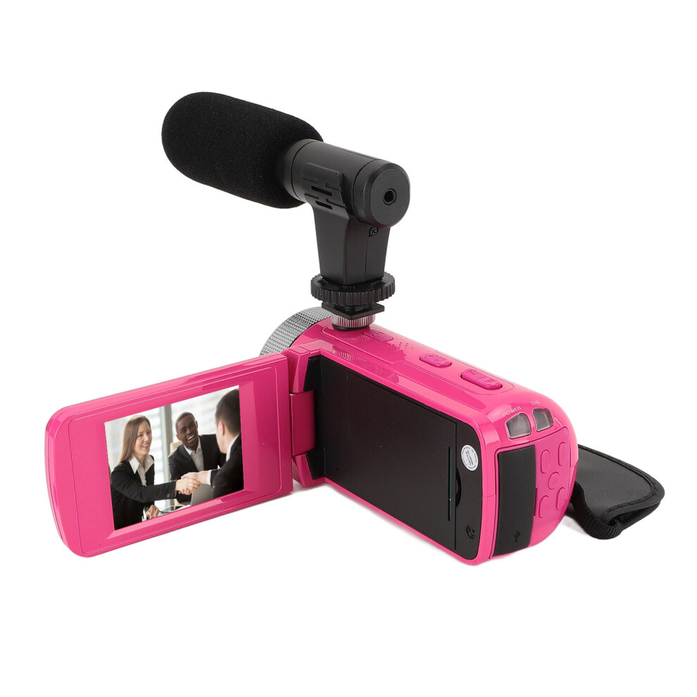 16MP 1080P HD Camcorder with 16X Zoom and Mic for Vlogging - 2.4" Screen