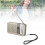 Radio miniature 1000mAh ABS, noir, portable 7
