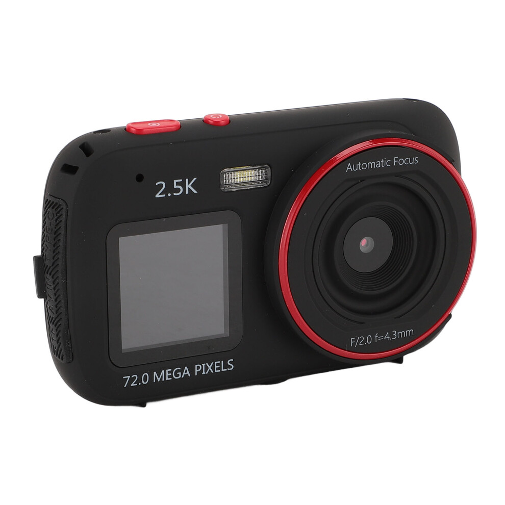 72MP Digital Camera with Dual Screens and 16X Zoom Travel Black-image-OPC-PJCJMWQ-NEW