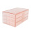 Caja de joyas de 3 capas, con 72 compartimentos, acrílica, rosa. 15