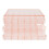 Caja de joyas de 3 capas, con 72 compartimentos, acrílica, rosa. 16